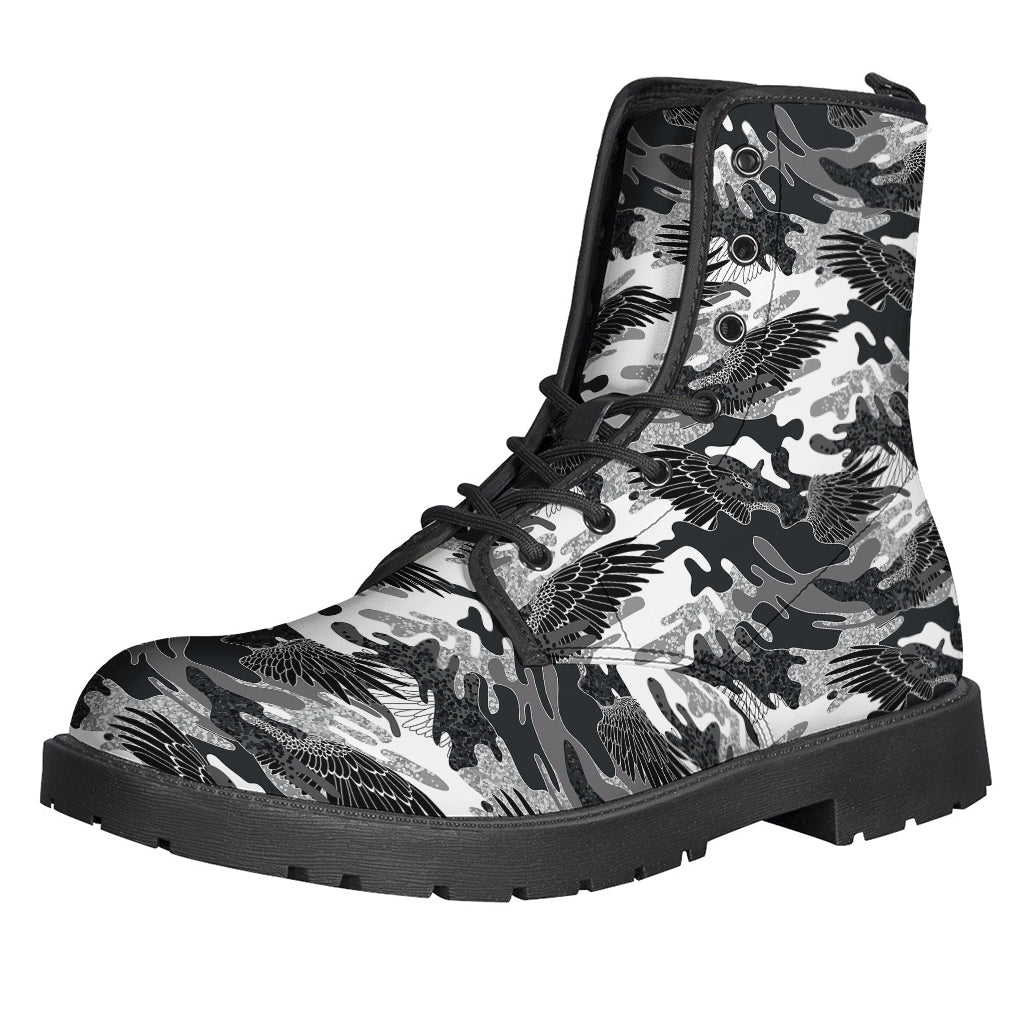 Camouflage Dazzle Wings Pattern Print Backpack