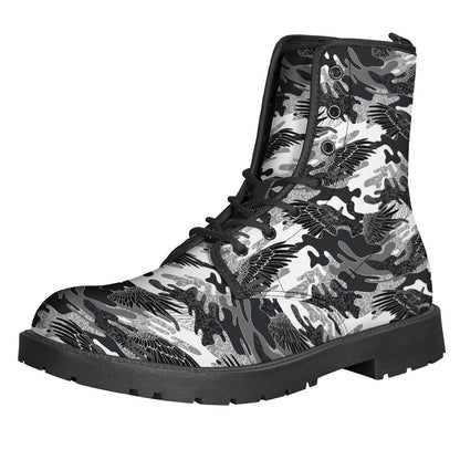 Camouflage Dazzle Wings Pattern Print Backpack