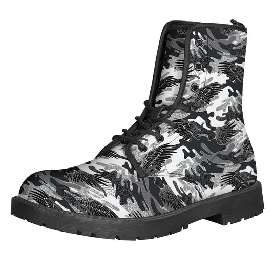 Camouflage Dazzle Wings Pattern Print Backpack