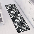 Camouflage Dazzle Wings Pattern Print Long Kitchen Mat