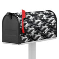 Camouflage Dazzle Wings Pattern Print Mailbox Cover