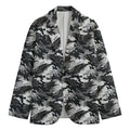 Camouflage Dazzle Wings Pattern Print Men's Blazer