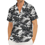 Camouflage Dazzle Wings Pattern Print Men's Deep V-Neck Shirt