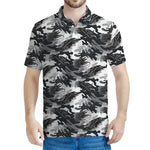 Camouflage Dazzle Wings Pattern Print Men's Polo Shirt