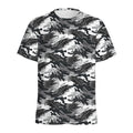 Camouflage Dazzle Wings Pattern Print Men's Athletic T-Shirt