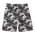 Camouflage Dazzle Wings Pattern Print Men's Swim Trunks