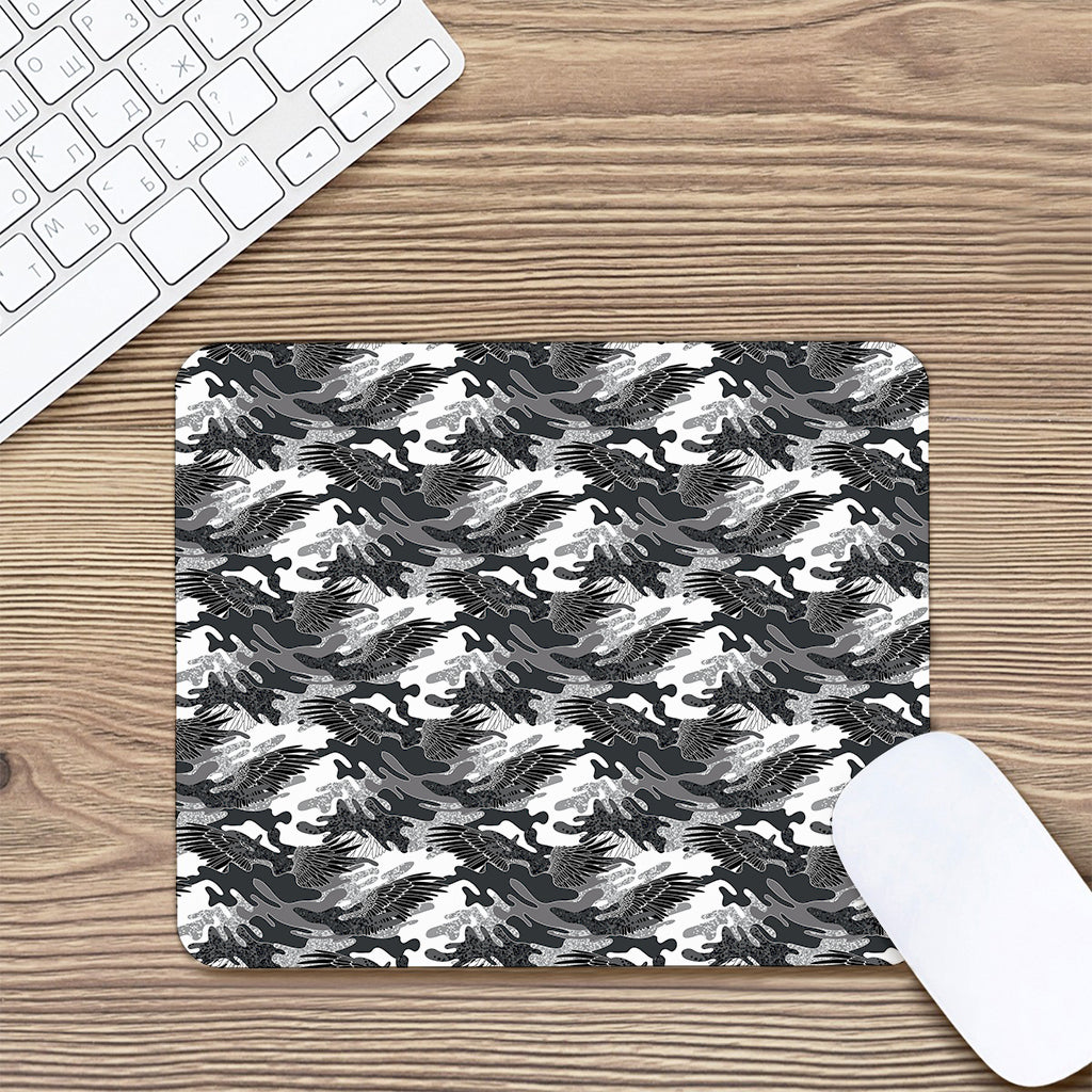 Camouflage Dazzle Wings Pattern Print Mouse Pad