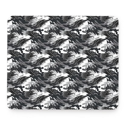 Camouflage Dazzle Wings Pattern Print Mouse Pad