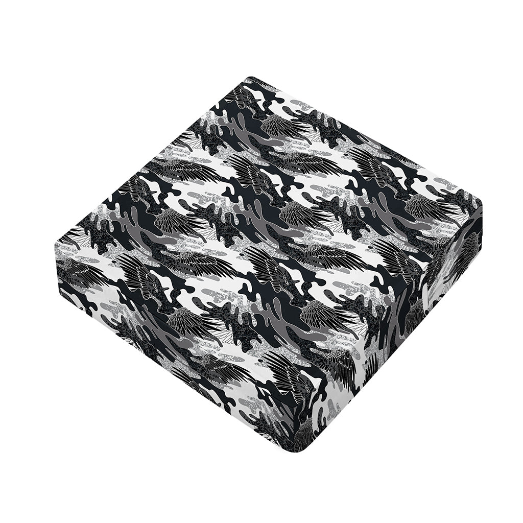 Camouflage Dazzle Wings Pattern Print Outdoor Seat Cushion Cover