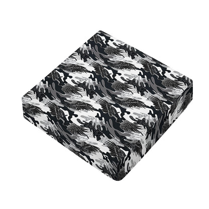 Camouflage Dazzle Wings Pattern Print Outdoor Seat Cushion Cover