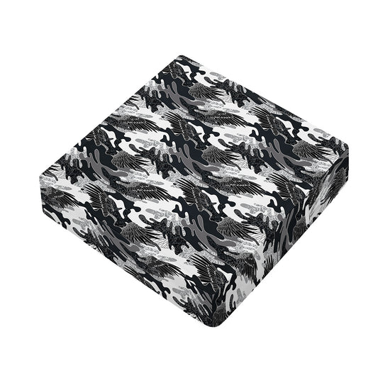 Camouflage Dazzle Wings Pattern Print Outdoor Seat Cushion Cover