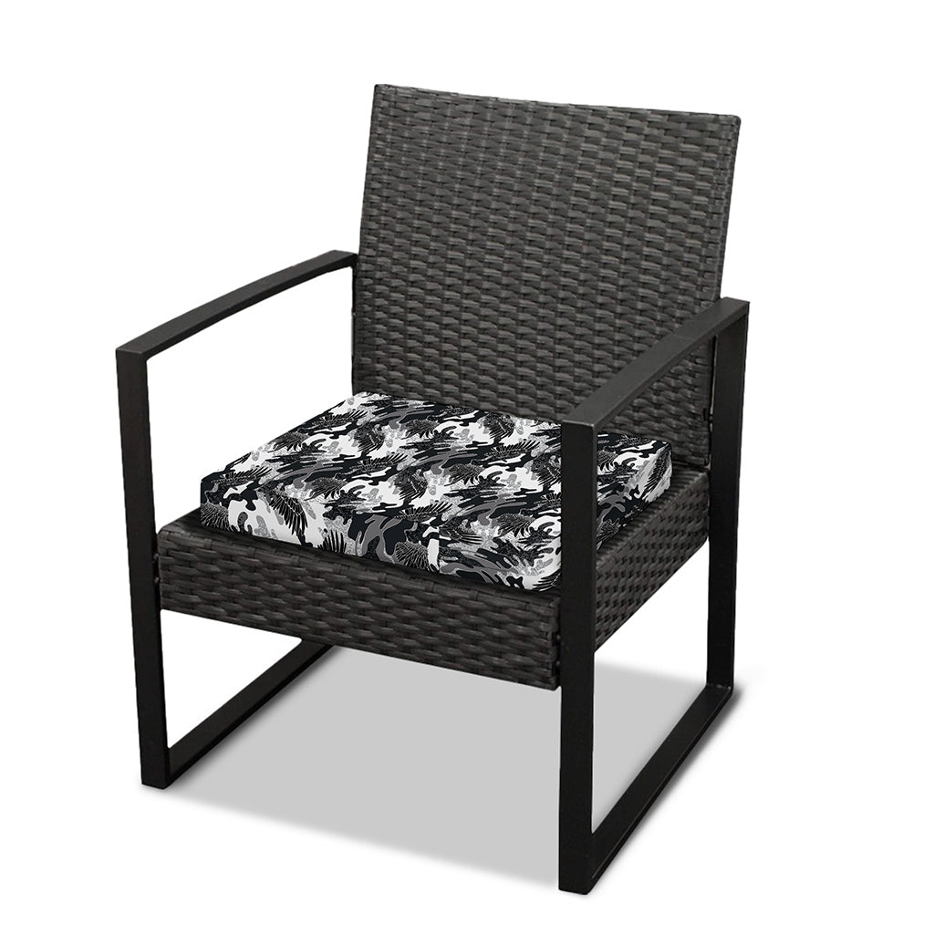 Camouflage Dazzle Wings Pattern Print Outdoor Seat Cushion Cover
