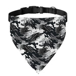 Camouflage Dazzle Wings Pattern Print Over The Collar Dog Bandana