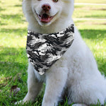 Camouflage Dazzle Wings Pattern Print Over The Collar Dog Bandana