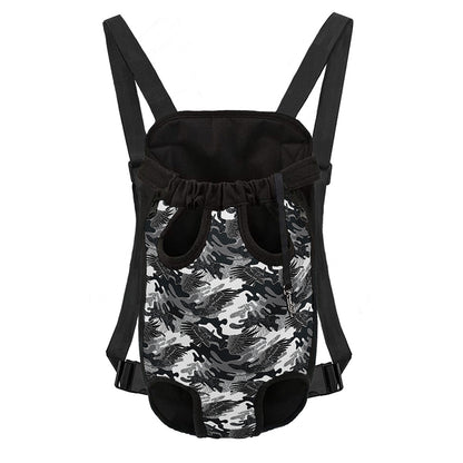 Camouflage Dazzle Wings Pattern Print Pet Carrier Backpack
