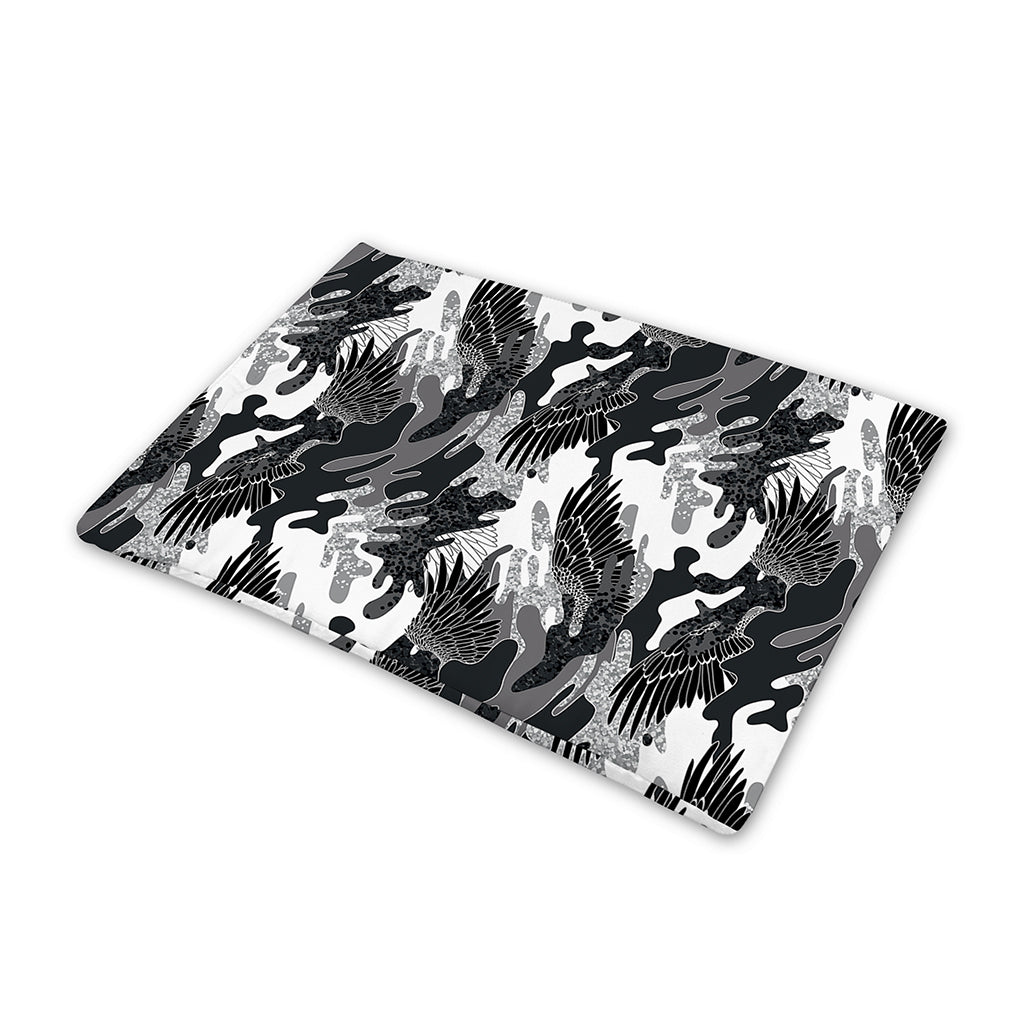 Camouflage Dazzle Wings Pattern Print Pet Cooling Mat Cover