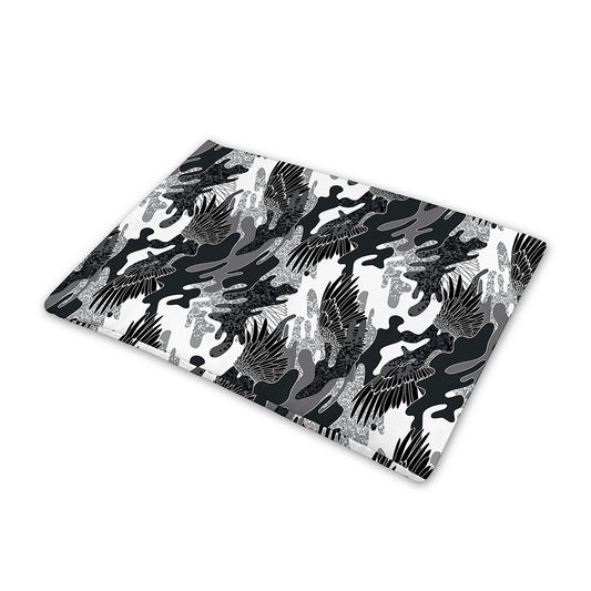 Camouflage Dazzle Wings Pattern Print Pet Cooling Mat Cover
