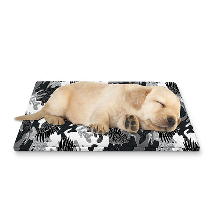 Camouflage Dazzle Wings Pattern Print Pet Cooling Mat Cover