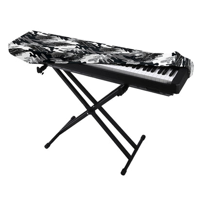 Camouflage Dazzle Wings Pattern Print Piano Keyboard Cover