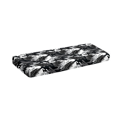 Camouflage Dazzle Wings Pattern Print Piano Keyboard Cover