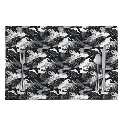 Camouflage Dazzle Wings Pattern Print Placemat