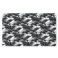 Camouflage Dazzle Wings Pattern Print Polyester Doormat