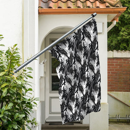 Camouflage Dazzle Wings Pattern Print Polyester Flag