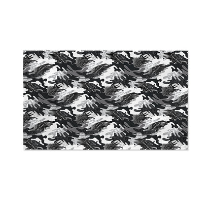 Camouflage Dazzle Wings Pattern Print Polyester Flag