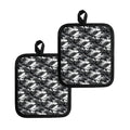 Camouflage Dazzle Wings Pattern Print Pot Holders