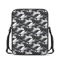 Camouflage Dazzle Wings Pattern Print Rectangular Crossbody Bag