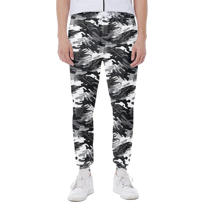 Camouflage Dazzle Wings Pattern Print Scuba Joggers