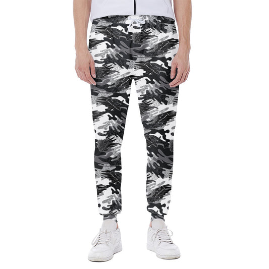 Camouflage Dazzle Wings Pattern Print Scuba Joggers