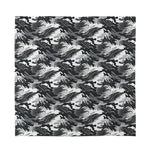 Camouflage Dazzle Wings Pattern Print Silk Bandana