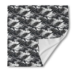 Camouflage Dazzle Wings Pattern Print Silk Bandana