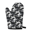Camouflage Dazzle Wings Pattern Print Single Oven Mitt