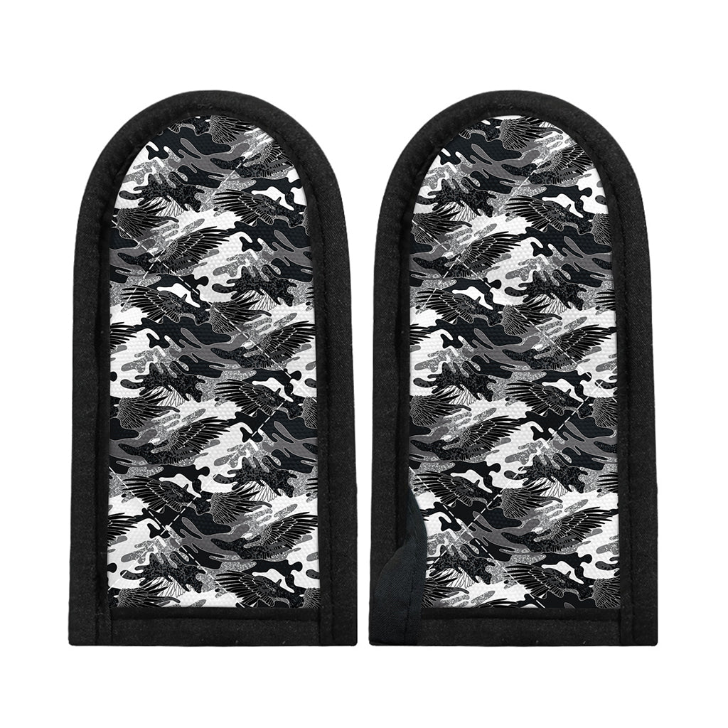 Camouflage Dazzle Wings Pattern Print Skillet Handle Cover