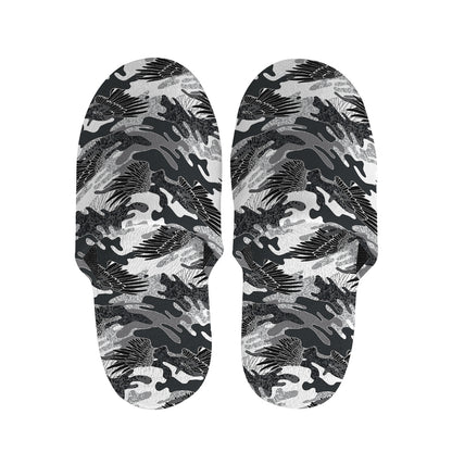 Camouflage Dazzle Wings Pattern Print Slippers