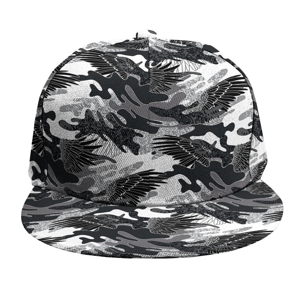 Camouflage Dazzle Wings Pattern Print Snapback Cap