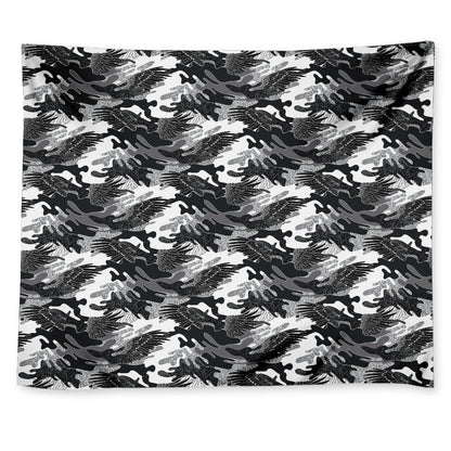 Camouflage Dazzle Wings Pattern Print Tapestry