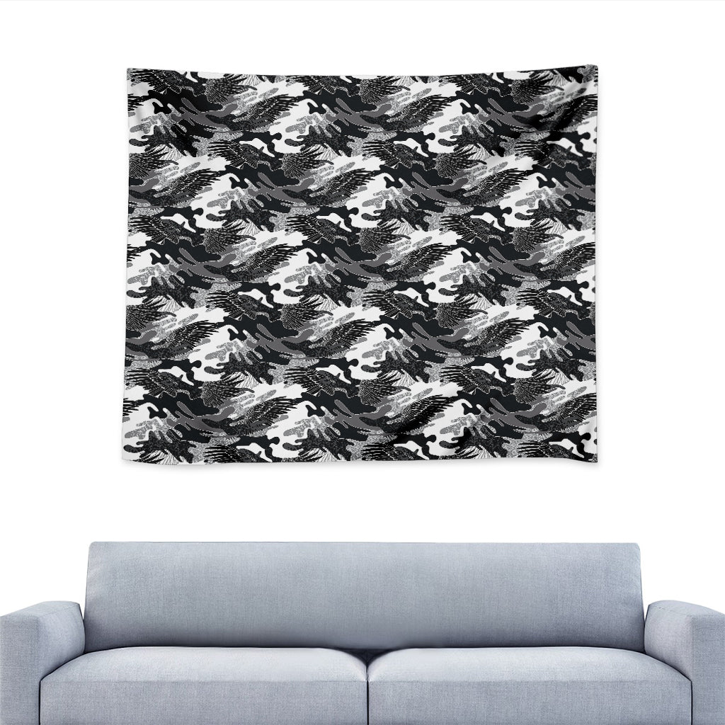 Camouflage Dazzle Wings Pattern Print Tapestry