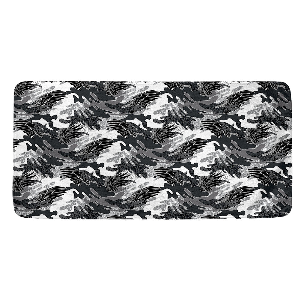 Camouflage Dazzle Wings Pattern Print Towel