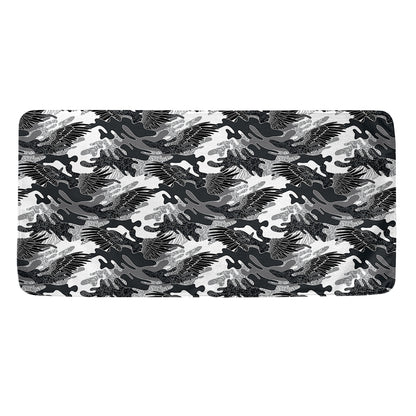 Camouflage Dazzle Wings Pattern Print Towel