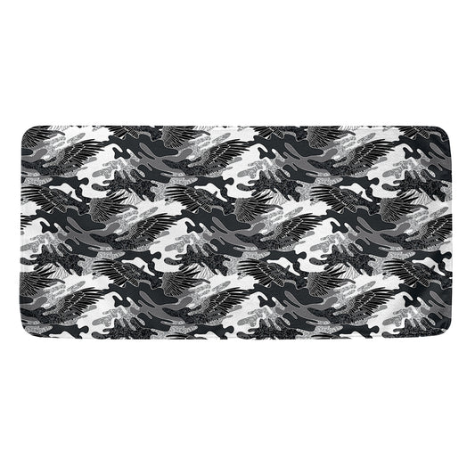 Camouflage Dazzle Wings Pattern Print Towel