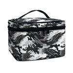 Camouflage Dazzle Wings Pattern Print Travel Makeup Bag