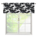 Camouflage Dazzle Wings Pattern Print Window Valance