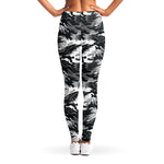 Camouflage Dazzle Wings Pattern Print Women's Leggings