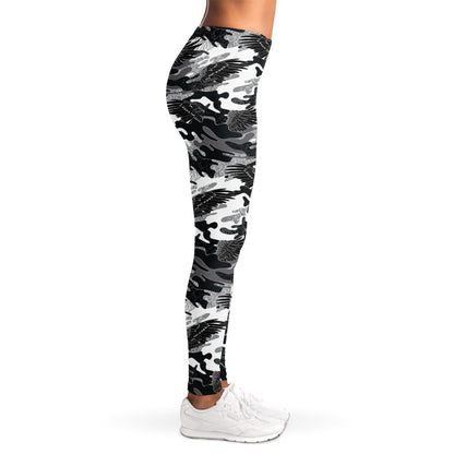 Camouflage Dazzle Wings Pattern Print Women's Leggings