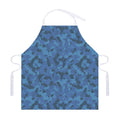 Camouflage Denim Jeans Pattern Print Adjustable Apron