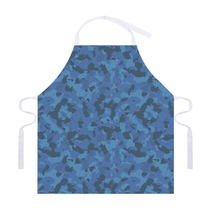 Camouflage Denim Jeans Pattern Print Adjustable Apron