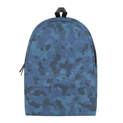 Camouflage Denim Jeans Pattern Print Backpack
